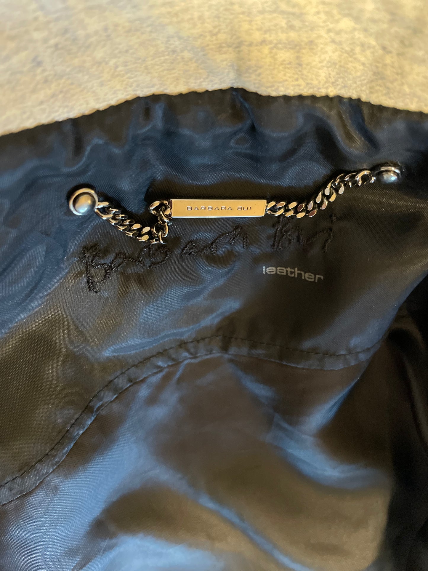 Barbara Bui Moto Jacket Size 40