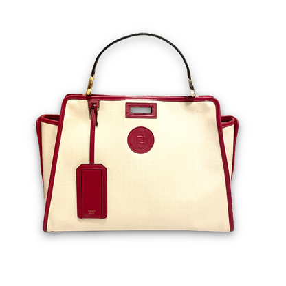 Fendi Crème & Red Medium Defender - photo 13 of 14