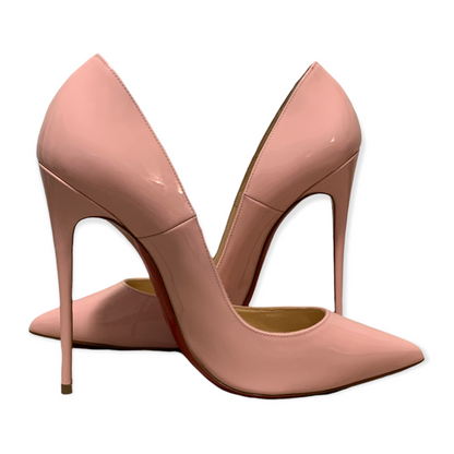 Christian Louboutin Baby Pink Patent Leather So Kate 120 Pumps - main product photo