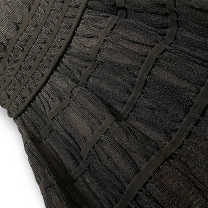 Alaïa Paris Black Knit Overlay Dress - photo 10 of 13