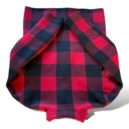 Celine Wool/Cashmere Red & Black Plaid Jacket - photo 6 of 11