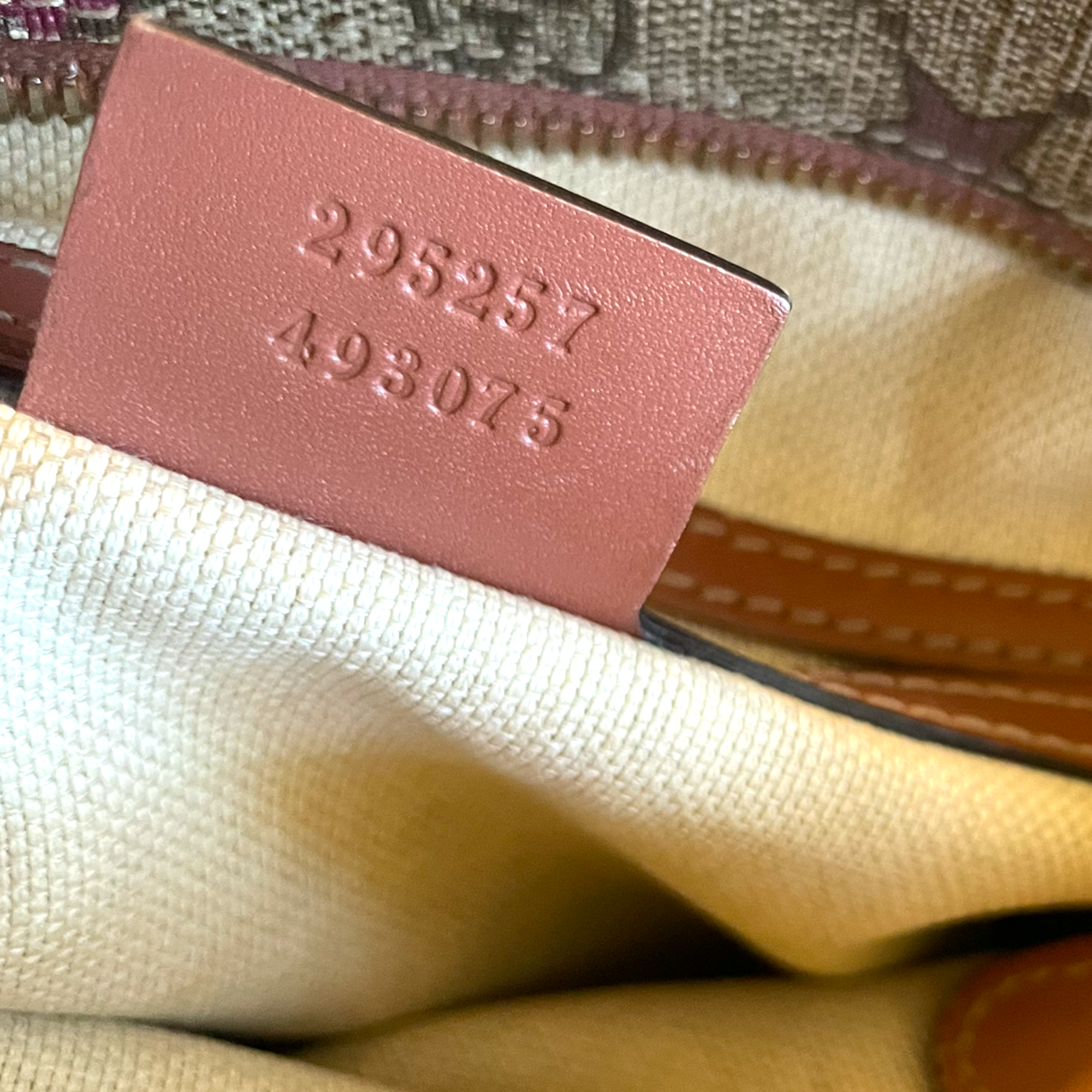 GUCCI Zip Pocket Flat Messenger Crossbody in star-print Guccissima