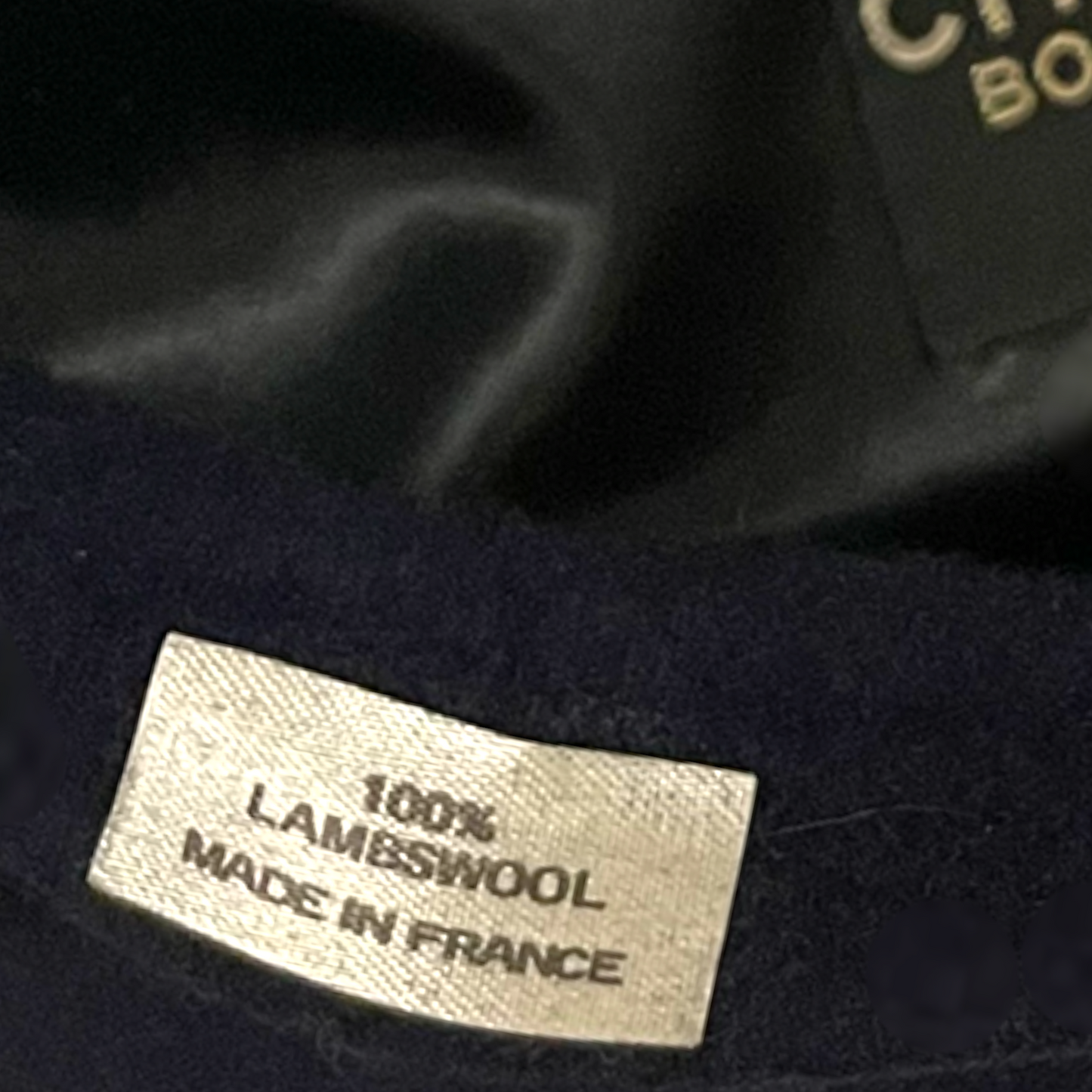 CHANEL Classic Lambswool Vintage Beret