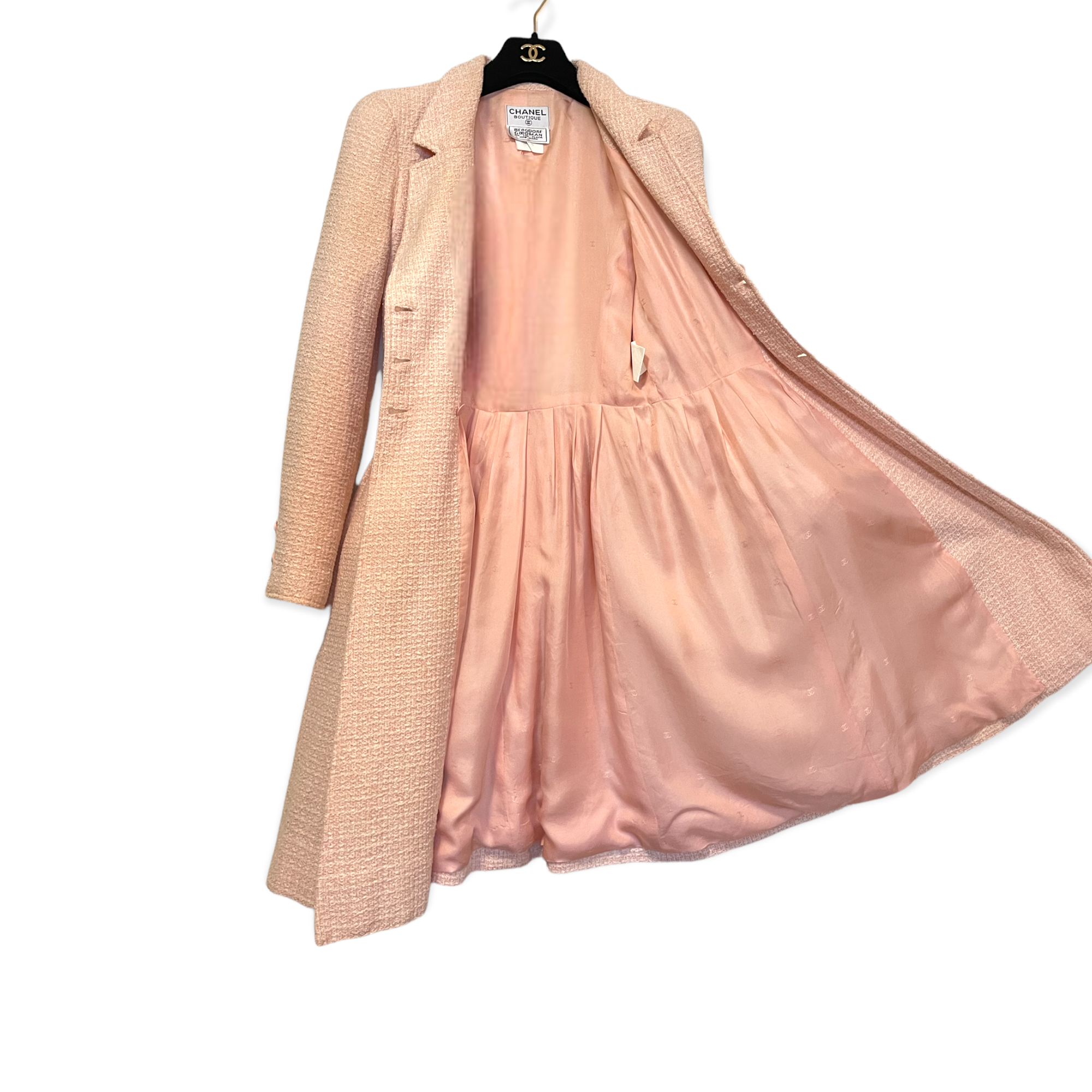 Vintage CHANEL Wool Trench Coat 96’ Spring Collection