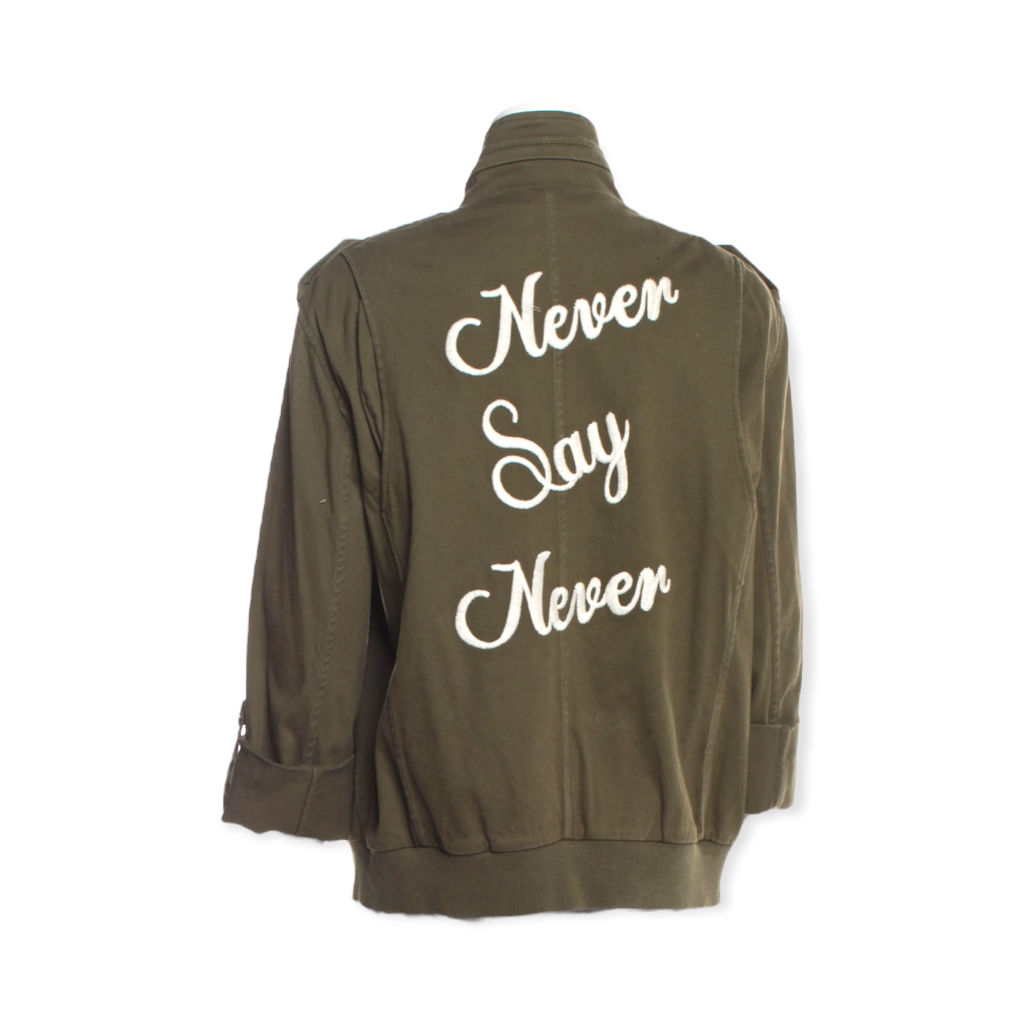 ALICE + OLIVIA “NEVER SAY NEVER” Utility Jacket |Size: S|