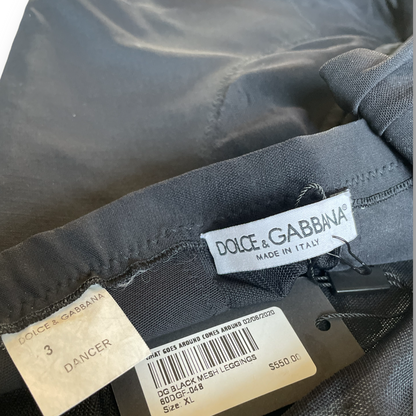 Dolce & Gabbana Black Mesh Dancer Leggings - photo 2 of 8