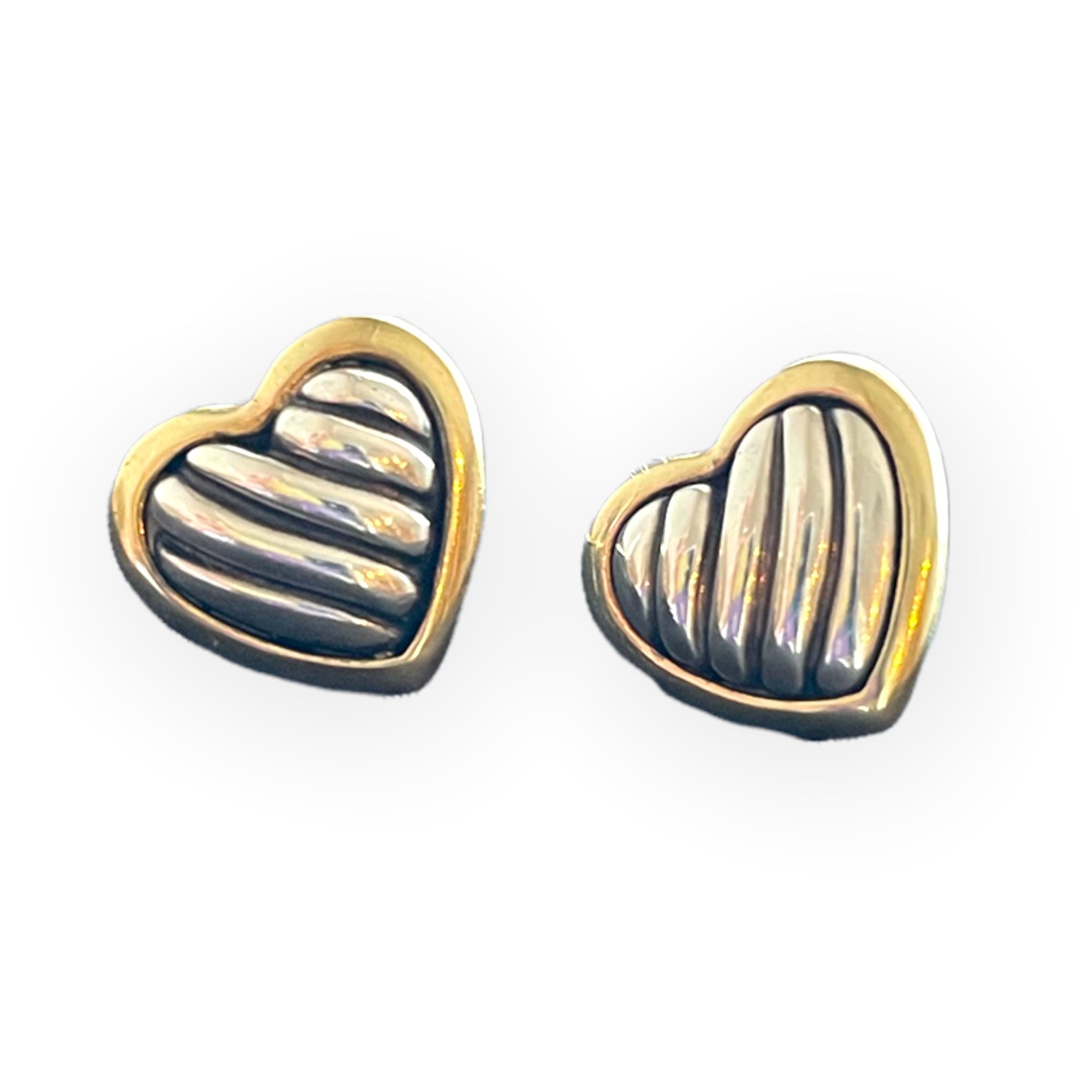 David Yurman Cable Heart Stud Earrings