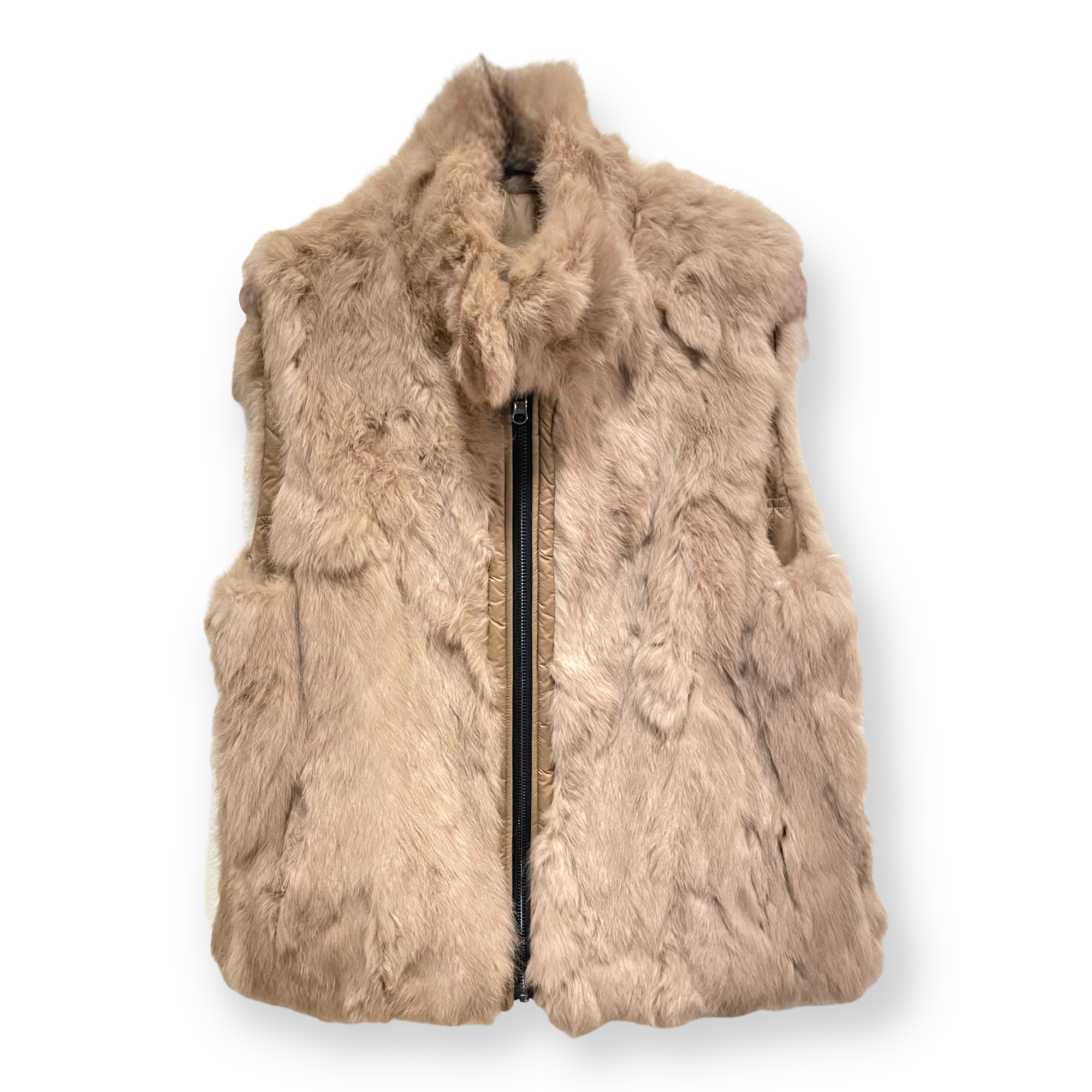 ADRIENNE LANDAU Reversible Real Fur Vest |Size: M|
