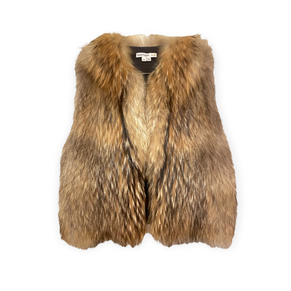 Haute Hippie Raccoon Vest with Merino Wool Lining - main product photo