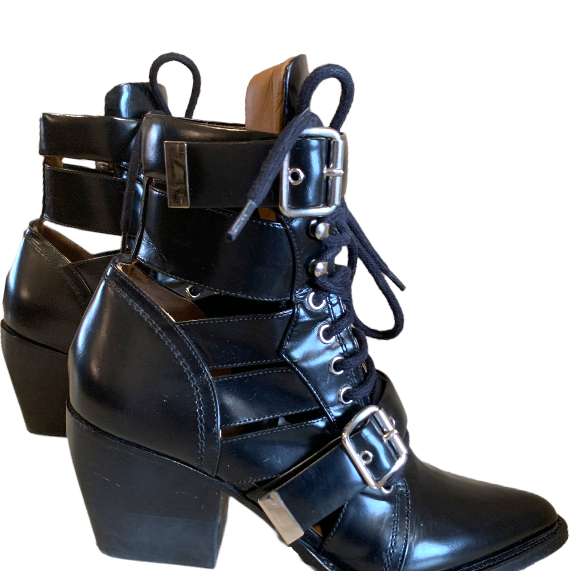 Chloé Rylee Ankle Lace-Up Boots