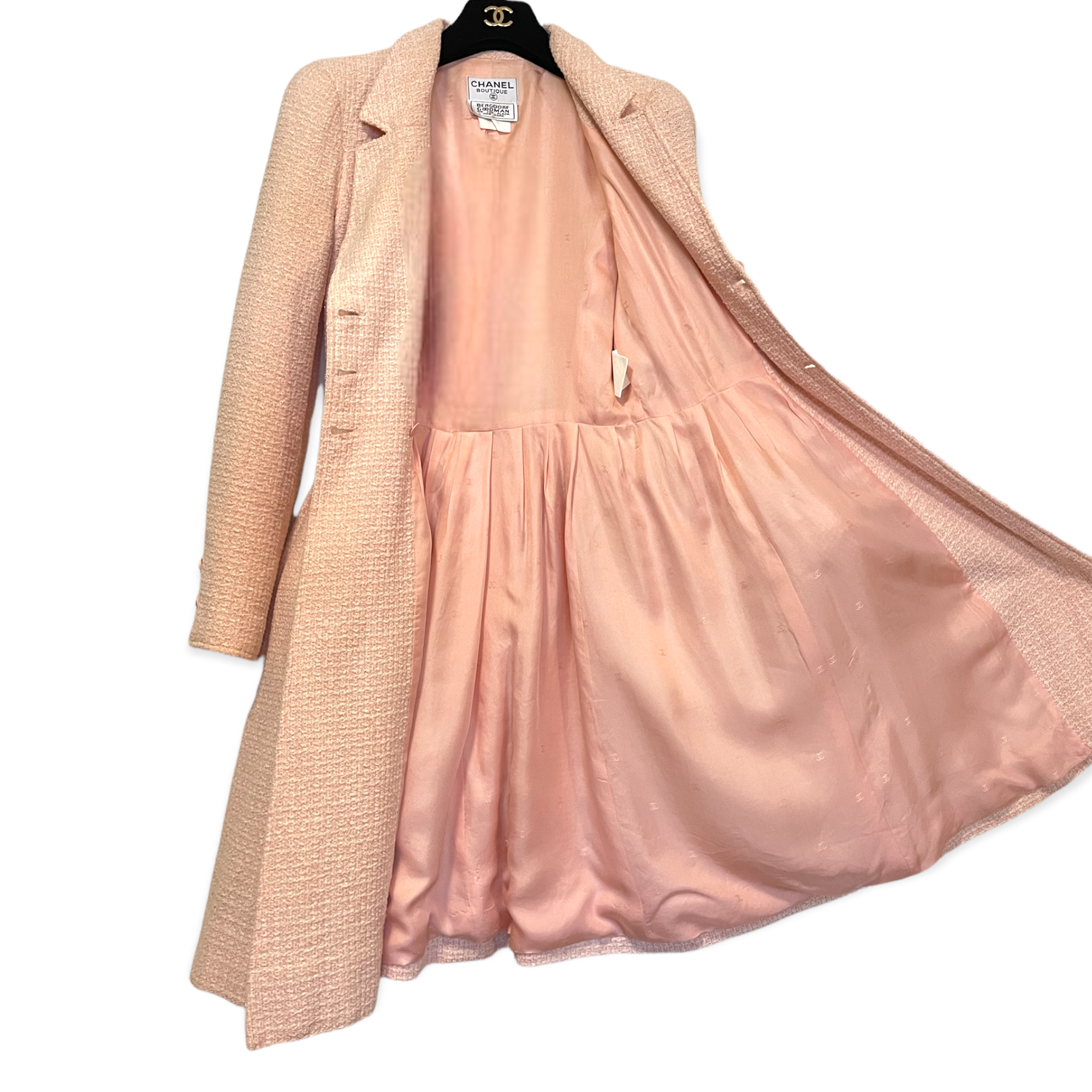 Vintage CHANEL Wool Trench Coat 96’ Spring Collection