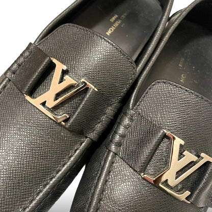 Louis Vuitton Mens Drivers with Silver Tone Metal LV Motif - photo 8 of 10