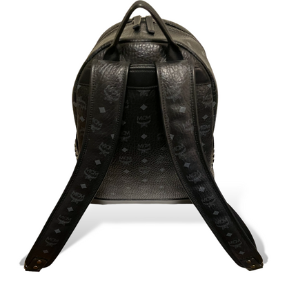 Men’s MCM Blk/Gry Monogram Stark Side Studs Backpack in Visetos - photo 3 of 16