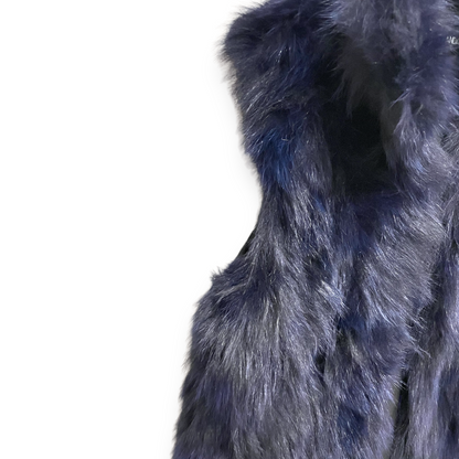 Adrienne Landau Blue Fur Vest - photo 3 of 8