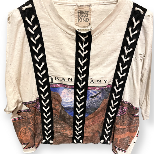 Furst of a Kind Reworked Vintage Crop Tee - photo 2 of 5