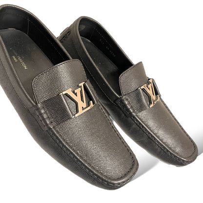 Louis Vuitton Mens Drivers with Silver Tone Metal LV Motif - photo 10 of 10