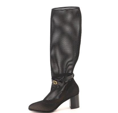 Christian Dior Women's Empreinte Knee High Boots Mesh - photo 9 of 9