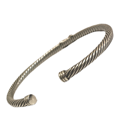 David Yurman X Station Bracelet in Sterling Silver with Pavé Diamonds - photo 5 of 10