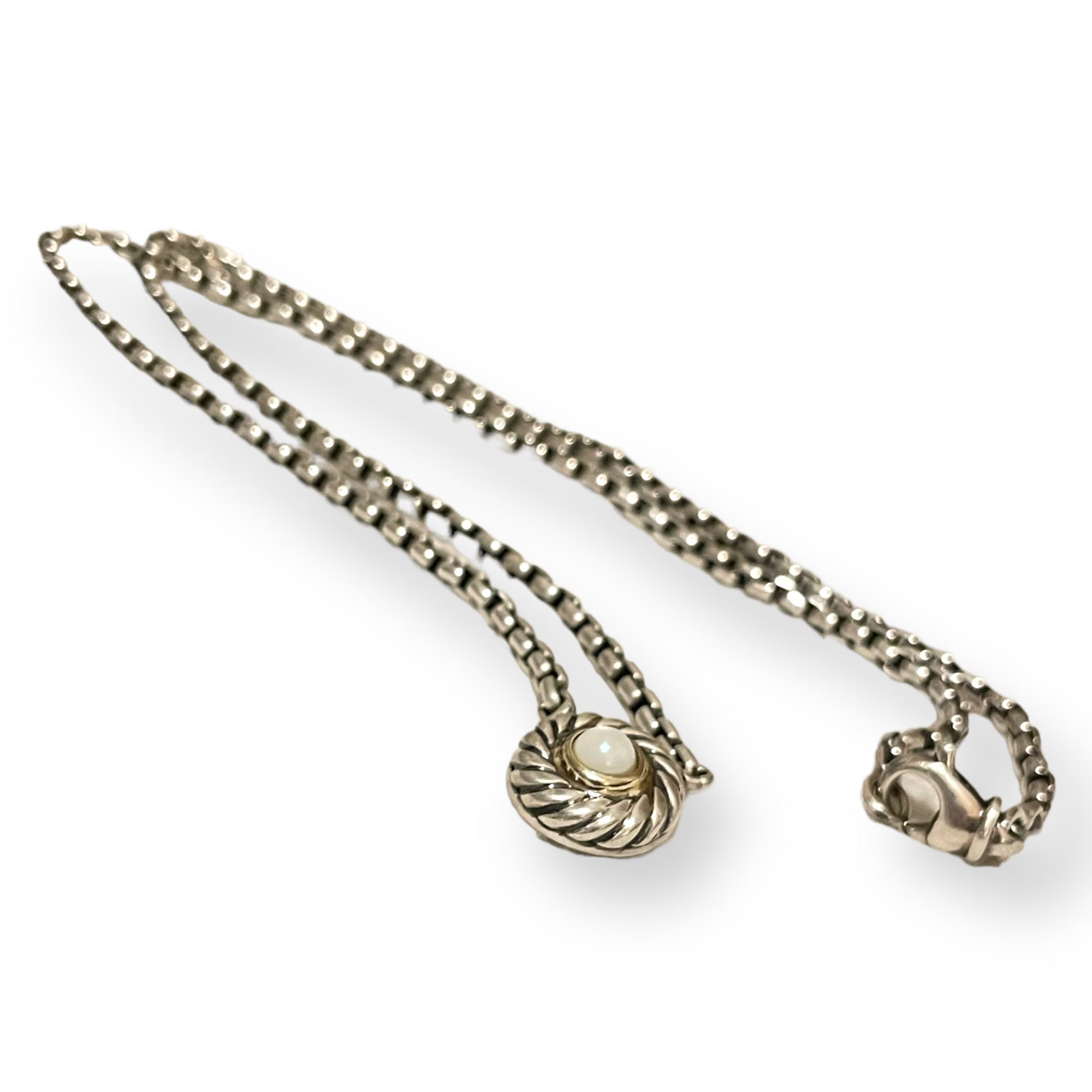 David Yurman Two-Tone Pearl Necklace