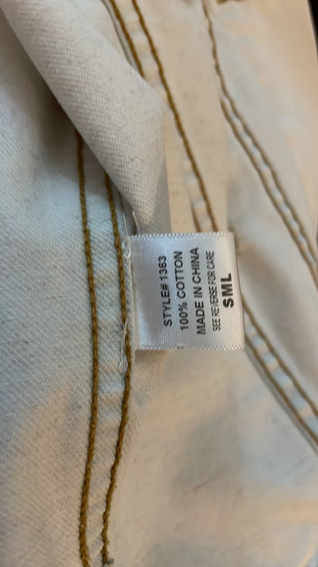 CARMAR Light Denim Distressed Jacket |Size: Small|