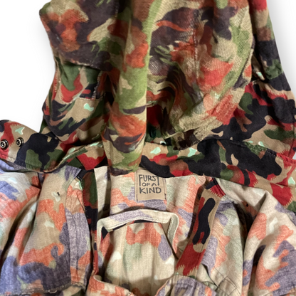 Furst of a Kind Reworked Oversized Camouflage Multiple Pocket Utility Jacket - photo 8 of 8