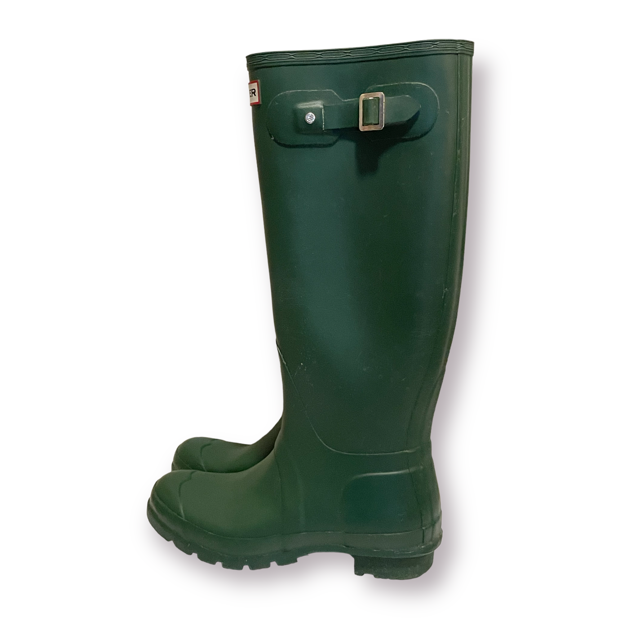 Original Tall HUNTER Rain Boots in Hunter Green 7M