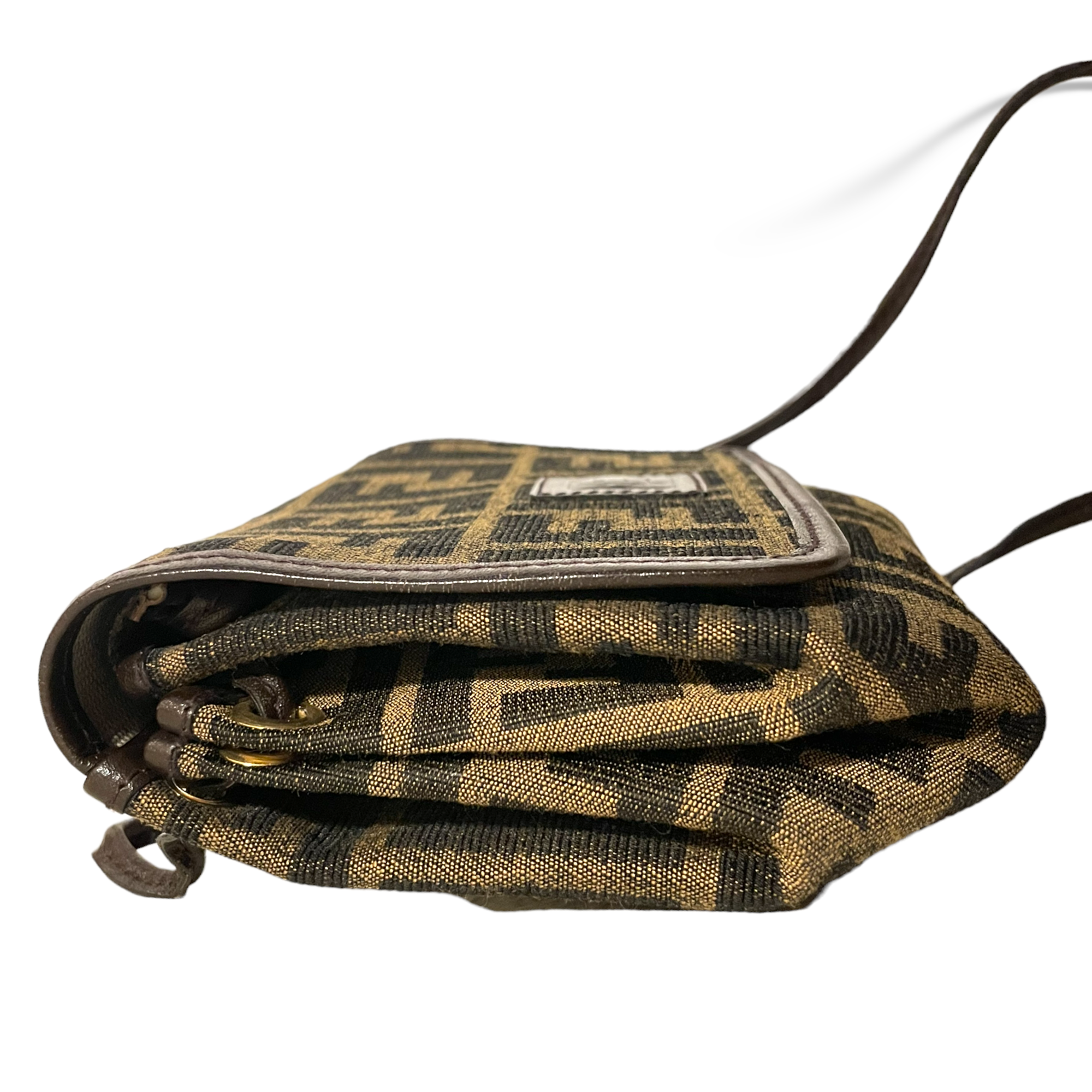 Fendi Vintage Zucca Print Mini Crossbody Accordion Bag