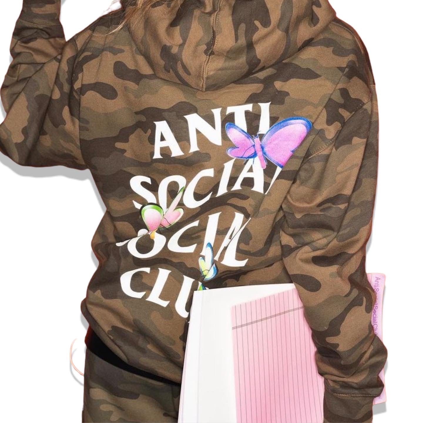 Anti Social Social Club Shell Shock Hoodie Forest Camo |M|