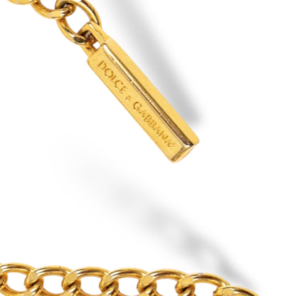 Dolce & Gabbana Gold-Tone Miami Cuban Chain Belt - photo 4 of 8
