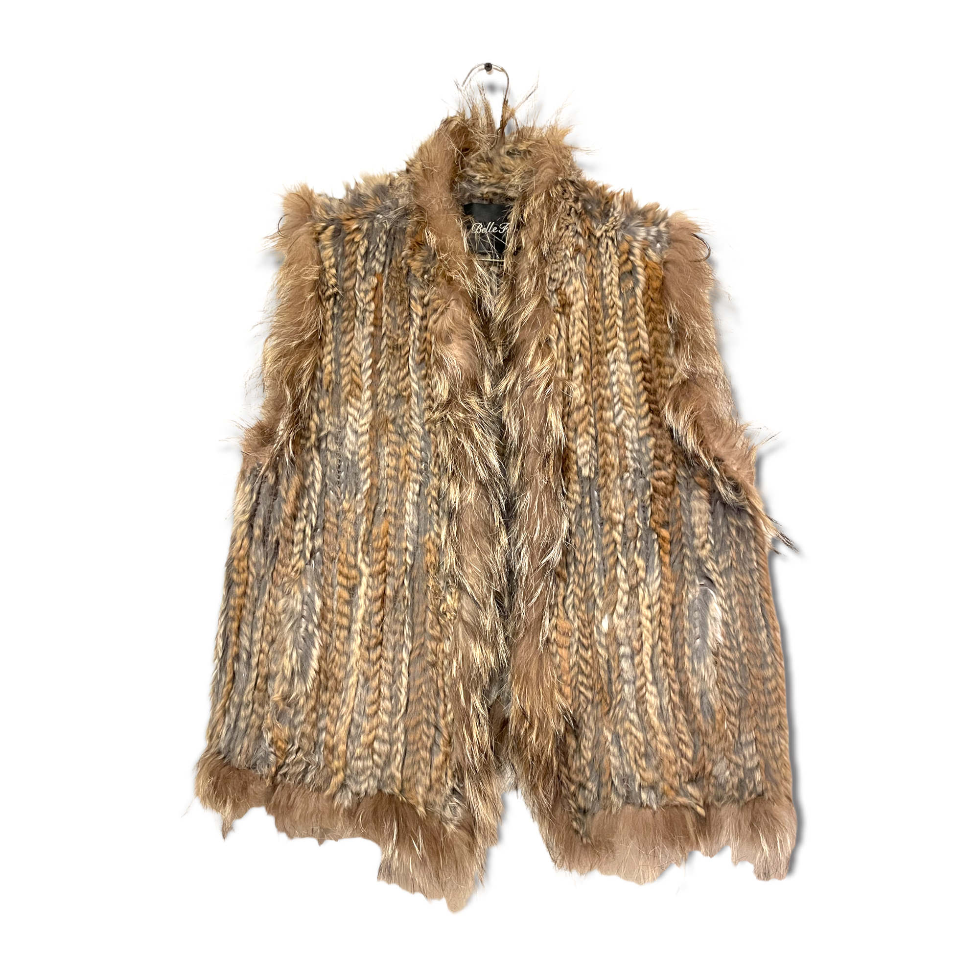 Belle Fare Fox & Rabbit Fur Vest |Size: Small|