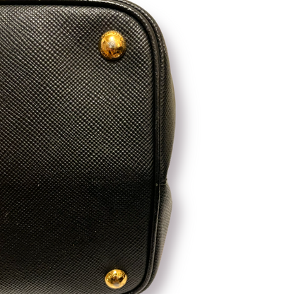 Black Fiery Red Saffiano Leather Double Prada Bag (Sold Out IN Stores) - photo 17 of 17
