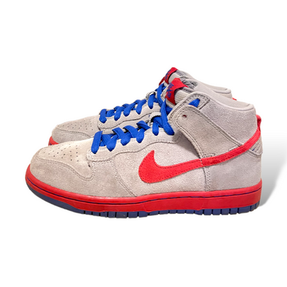 Nike SB Dunk High Medium Grey Varsity Red Old Royal - photo 7 of 11
