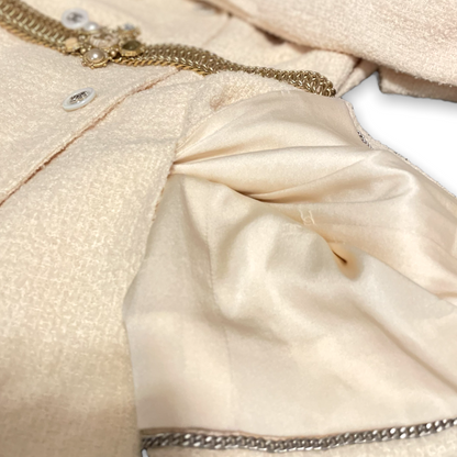 Vintage Chanel Cream Tweed Blazer - photo 11 of 11