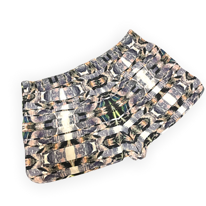 Intermix Purple Printed 100% Silk Shorts - photo 7 of 10