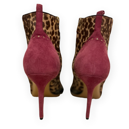 Salvatore Ferragamo Calf Hair Animal Print Ankle Booties - photo 4 of 9