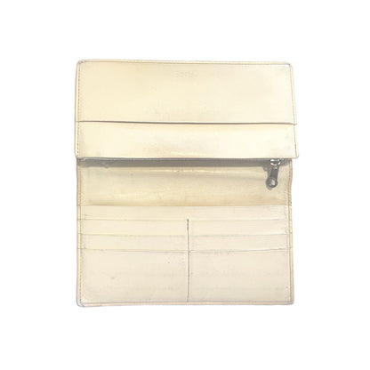Authentic Goyard Paris Richelieu Bone Monogram Motif Print Long Flap Wallet - photo 5 of 14