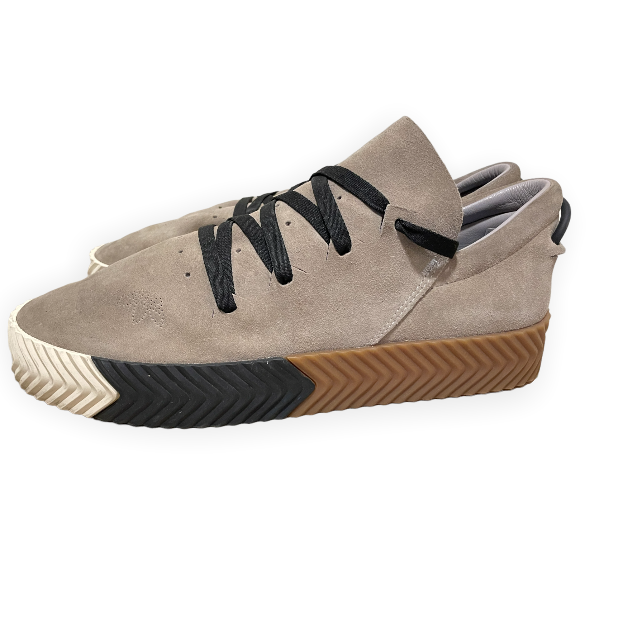 Adidas Originals x Alexander Wang x AW Skate Light Grey Sneakers