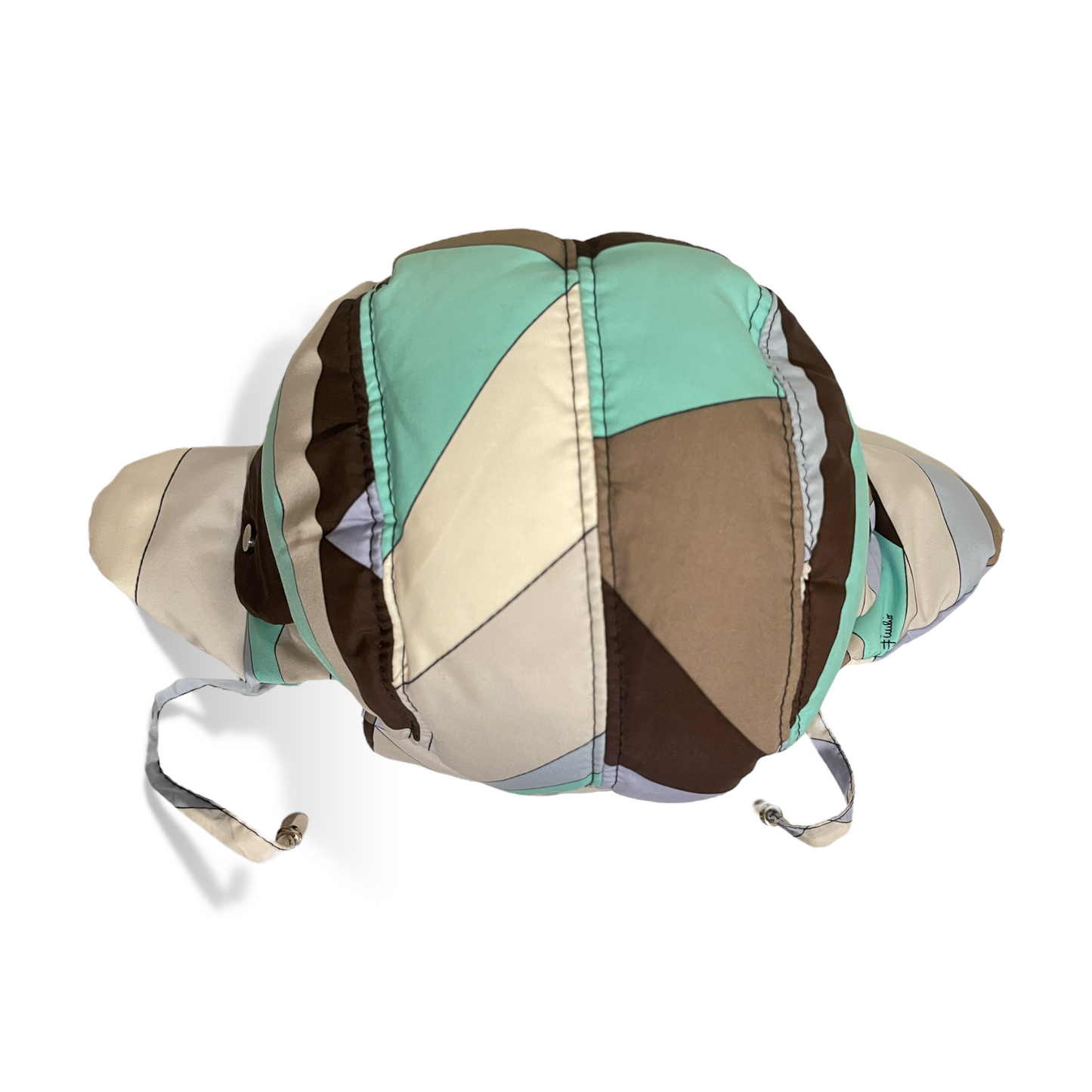 Emilio Pucci Vintage Psychedelics Print Winter Hat Size I  Made in Italy