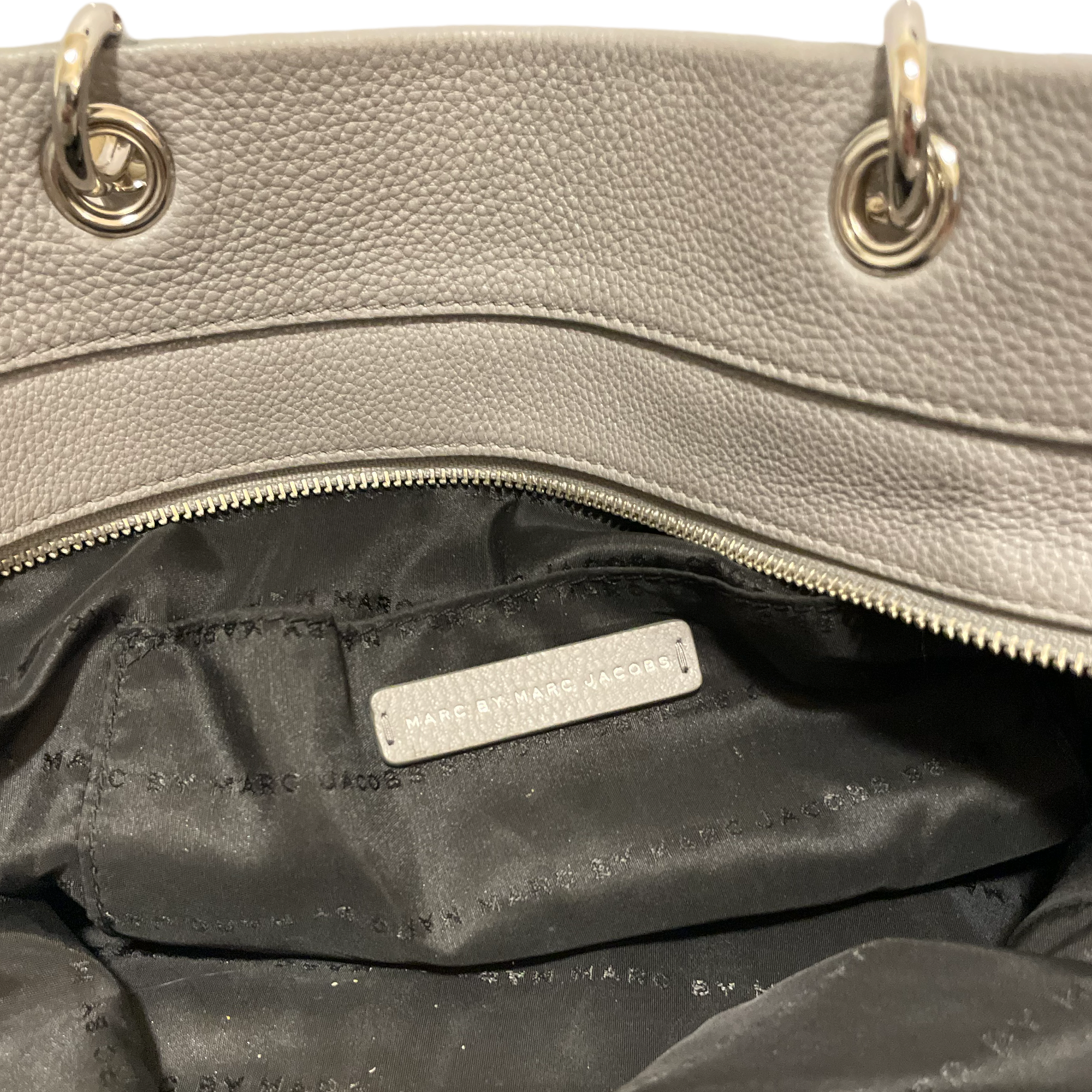 Marc By Marc Jacobs Too Hot To Handle Heather Grey Leather Tote