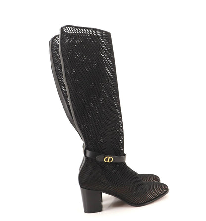 Christian Dior Women's Empreinte Knee High Boots Mesh - photo 7 of 9