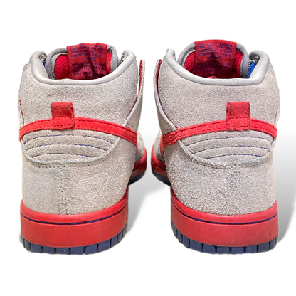 Nike SB Dunk High Medium Grey Varsity Red Old Royal - photo 4 of 11