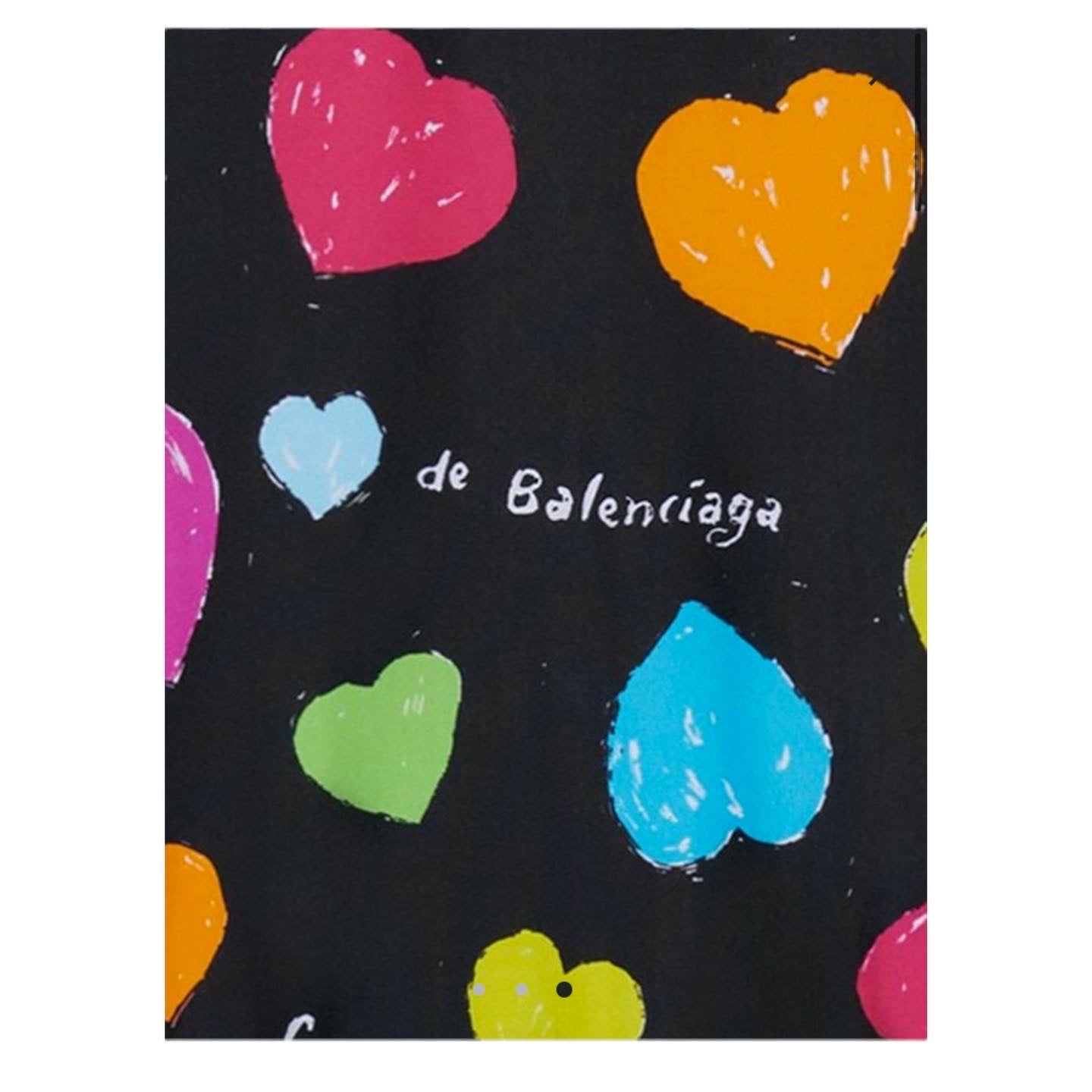 Balenciaga heart-print open-back swimsuit (XS)