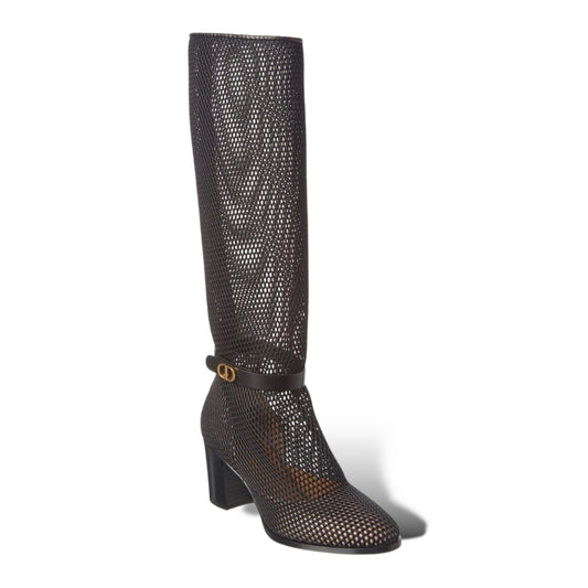 Christian Dior Women's Empreinte Knee High Boots Mesh |Size: US8 | IT 38|