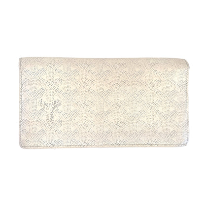 Authentic Goyard Paris Richelieu Bone Monogram Motif Print Long Flap Wallet - main product photo