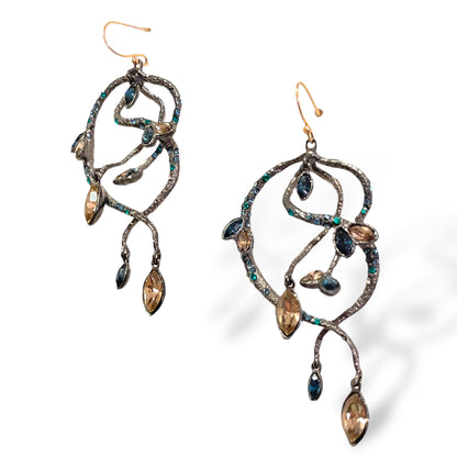 Alexis Bittar Crystal Encrusted Statement Earrings - main product photo