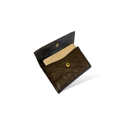 Gucci Vintage Circa 60’s Brown Ostrich leather & Braided Gold Hardware Detail Shoulder Bag - photo 16 of 16