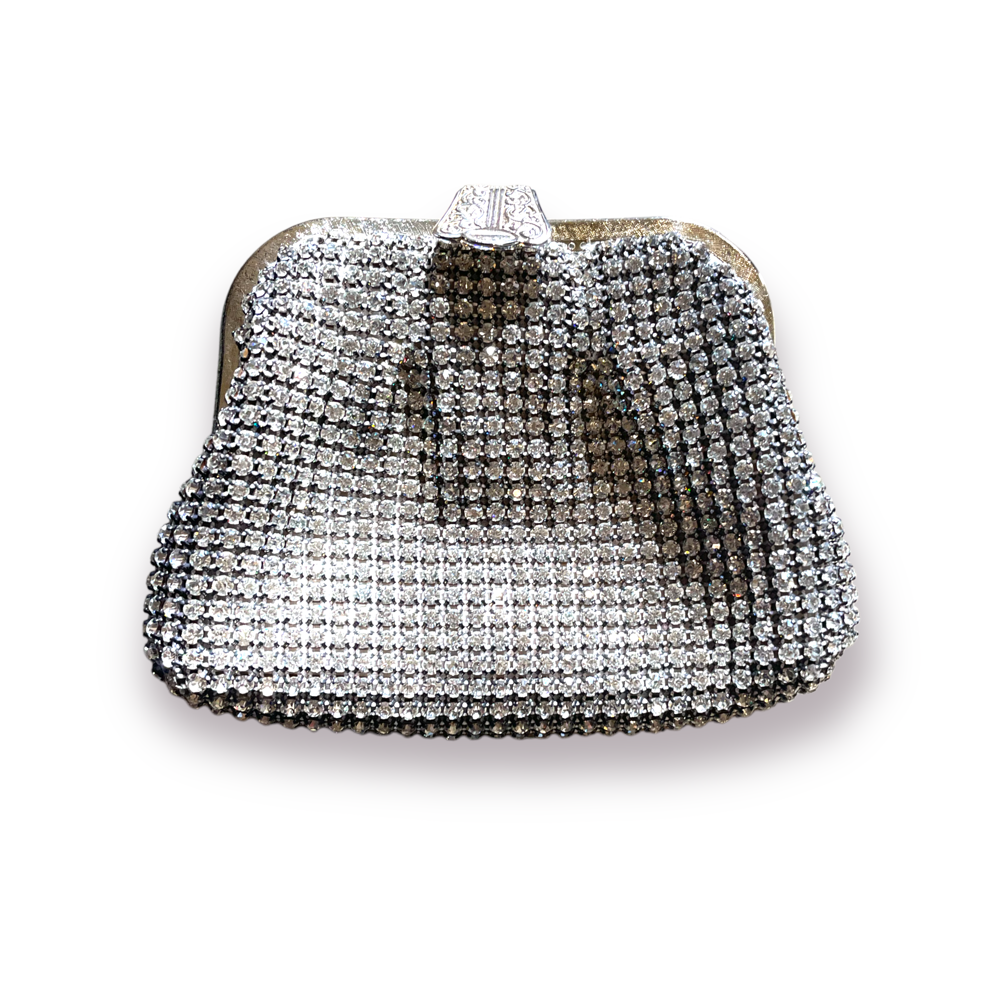 Vintage Crystal Clutch/Crossbody Made in Hong Kong