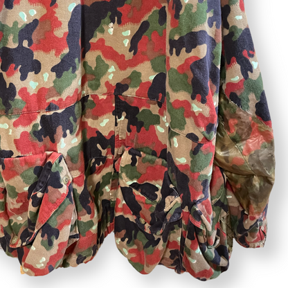 Furst of a Kind Reworked Oversized Camouflage Multiple Pocket Utility Jacket - photo 3 of 8