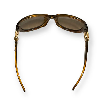 Oversized Gucci Tortoise Frames with classic gold tone Horse-bit Design - photo 10 of 11