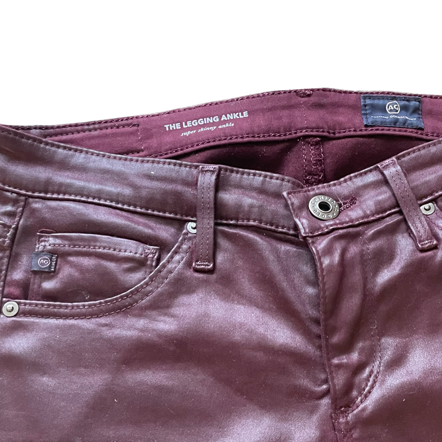 Womens AG Adriano Goldschmeid Pants Super Skinny Ankle Pants |Size: 24R|